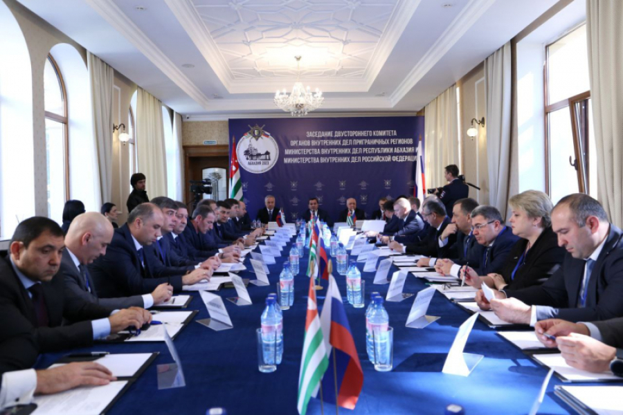 В Гагре представители МВД России и МВД Республики Абхазия обсудили вопросы двустороннего сотрудничества